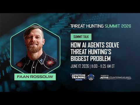 How AI Agents Solve Threat Hunting’s Biggest Problem | Faan Rossouw